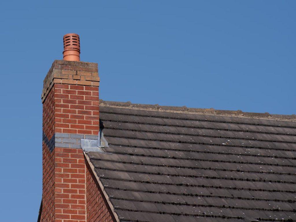 New Lead Flashing On Chimney Breast