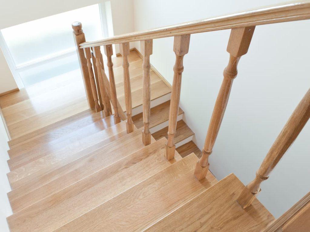 Oak Staircase In Modern House